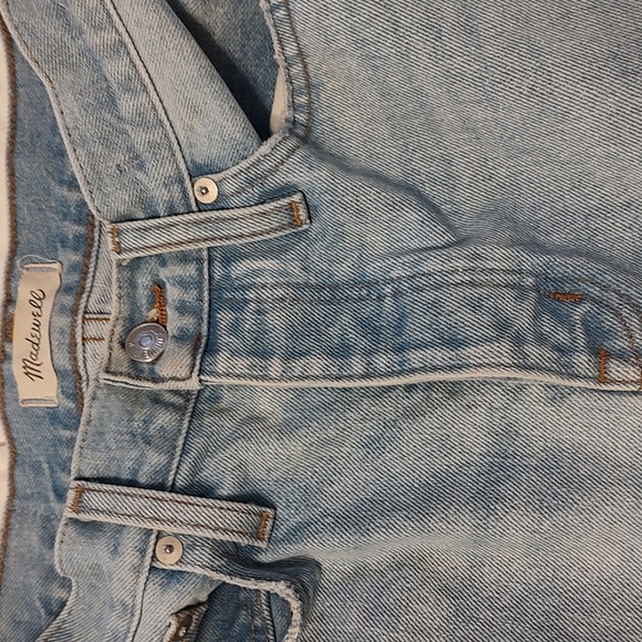 💙 EUC Madewell Brand Button Fly Full Length Classic Straight Non- Stretch Jean - Picture 7 of 16